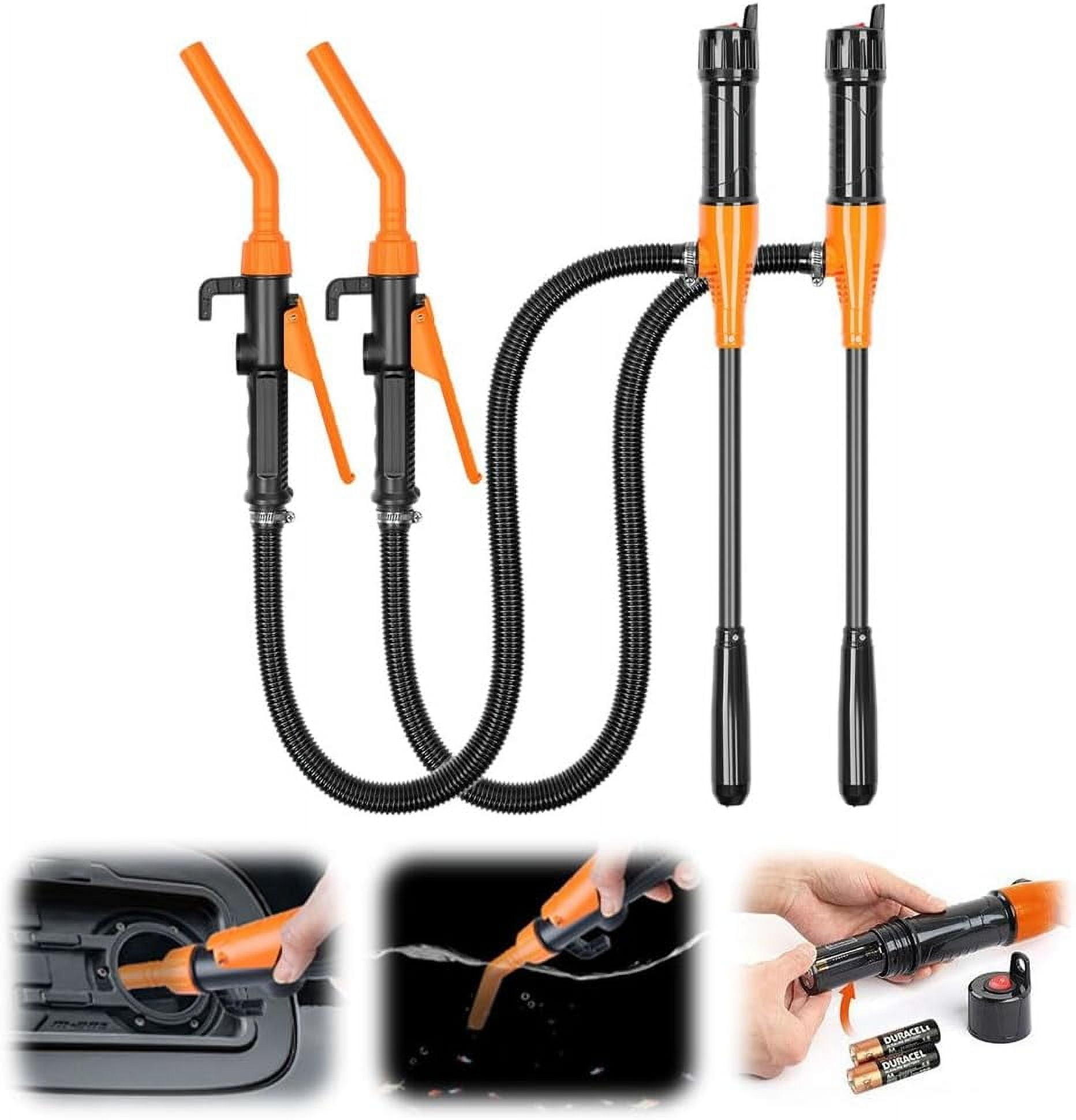 Portable Power Battery Pump, 2025 Upgraded Gas Pump for Gas Can, Hand