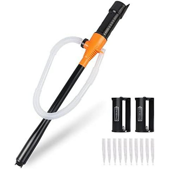 Portable Power Battery Pump, Battery Operated Liquid Transfer Pump, 2.2 Gallons per Min, For Gasoline Diesel Fuel