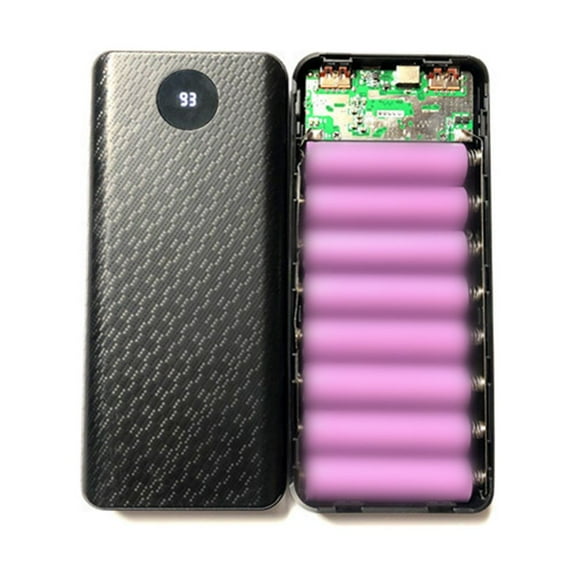 Portable Power Charger DIY QC 3.0 Case Battery 18650 Fast Charger Box Shell Kit No Battery Accessories