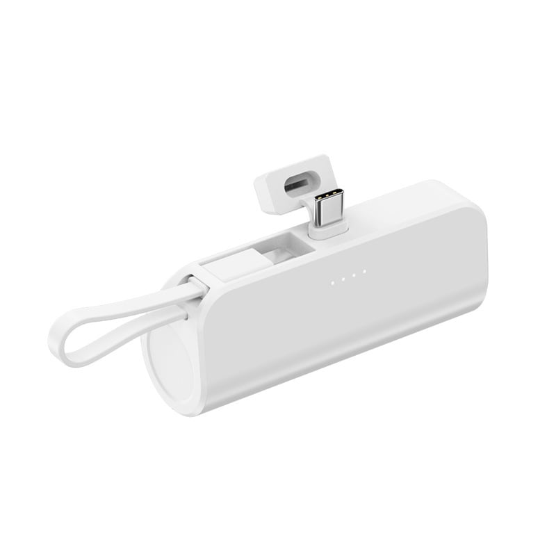 Portable charger, a mini power bank with 10W output and 5000mAh capacity, is a fast-charging battery pack suitable for all mobile phone types and compatible with all iPhone series