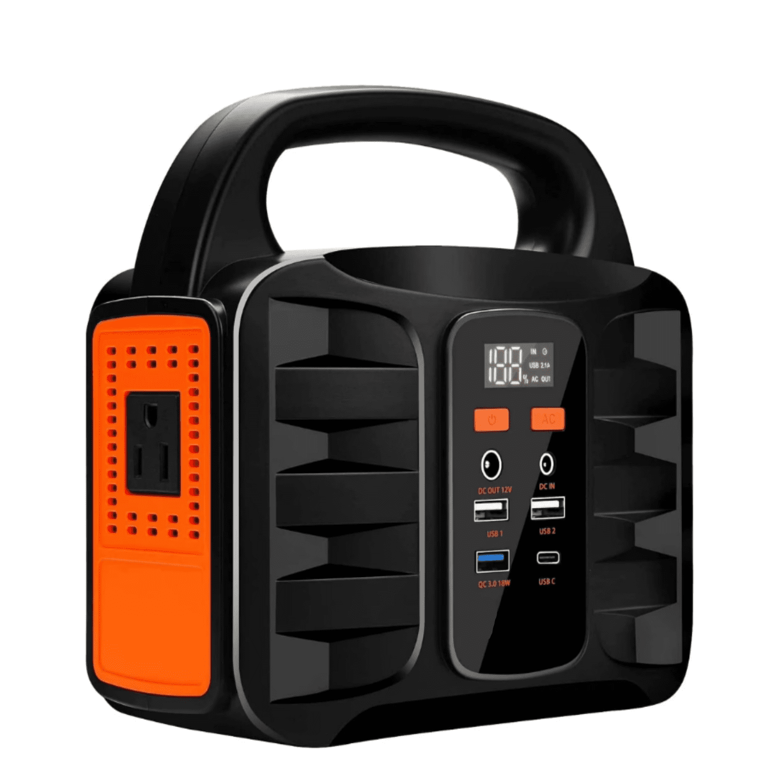 Portable Power Station, Powerstation 42000mAh 220V/150W-200W AC Outlet for Camping Travel Emergency