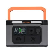 Portable Power Station 1909Wh Capacity 2000W AC Outlets Solar Generator Pure Sine Wave for Home Backup Emergency - Safe & Quiet