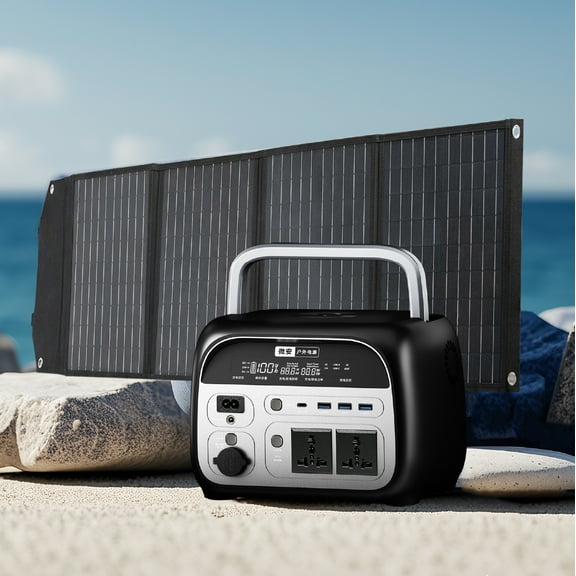Portable Power Station 345Wh LiFePO4 Battery Backup 500W (600W Peak) - Ultimate Outdoor Power Solution for Camping, Emergencies, and Mobile Work (AP400)