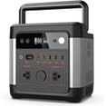 Portable Power Station, 974.4Wh Solar Generator w/ 110V AC Outlets