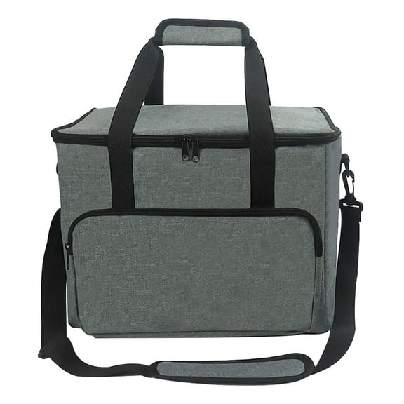 Portable Power Station Bag with Front Pockets for Charging Cable and Accessories