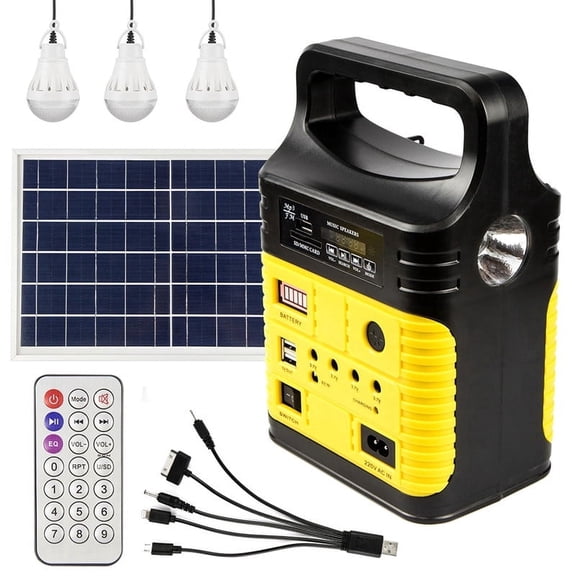 10000mAh Portable Power Station Reliable Solar Generator for Home Backup and Outdoor Adventuresyellow