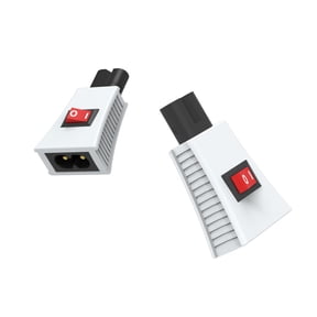 Portable Power Switch for PS5 Pro/PS5/PS4/PS3 & Xbox Series Consoles - Power Protection Button-White