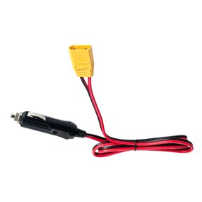 Portable Power XT90 Cable with Vehicle Socket Plug 12-24 Volt 15A Protected Adapter Red LED for Equipment