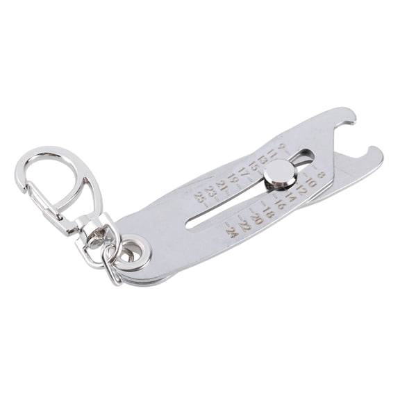 Portable Precise Thread Size Checker Keychain Thread Size Verification Tool Quick Hand Measuring Tool Nut and Screws