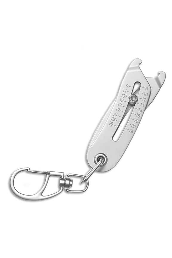 Portable Precise Thread Size Checker Keychain