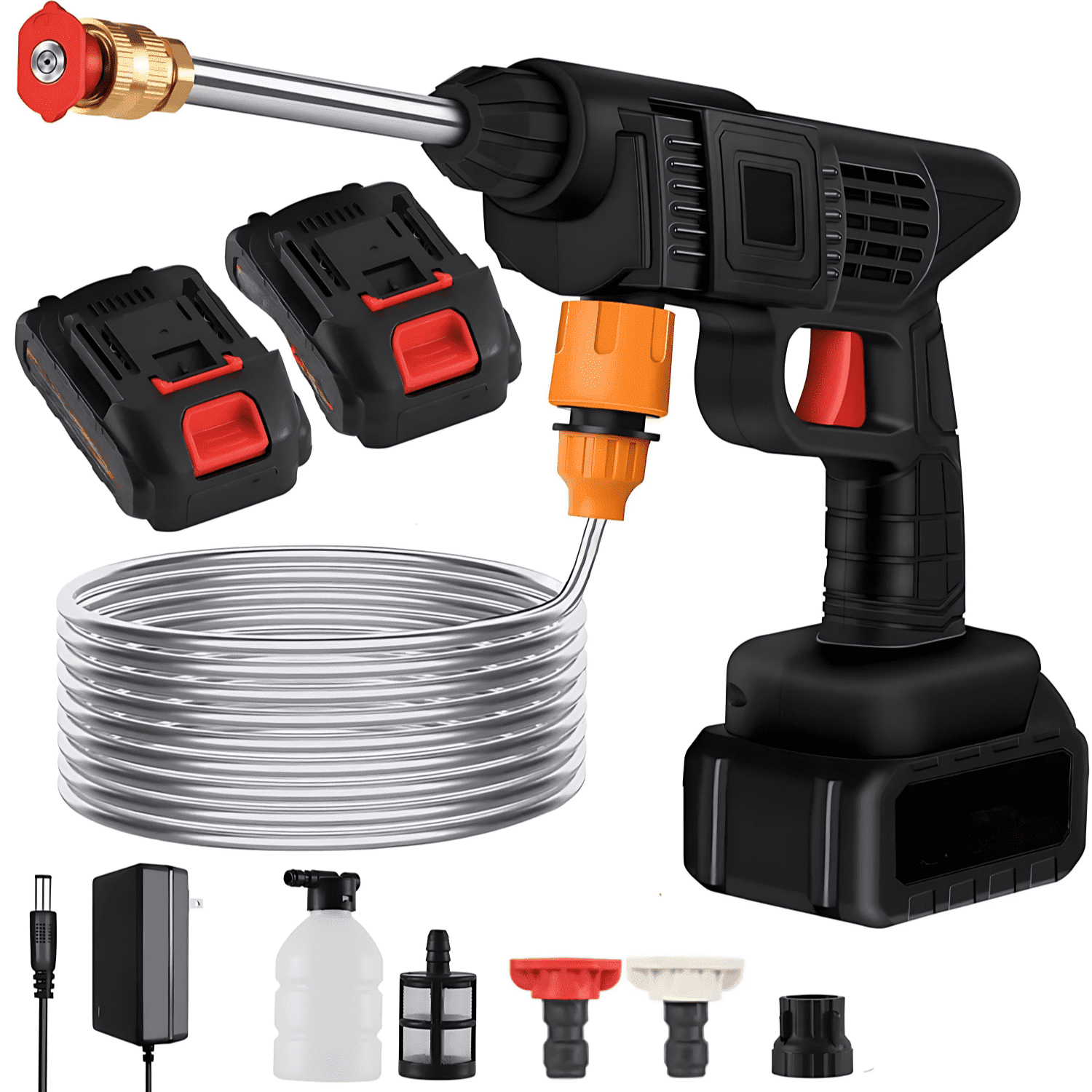Portable Cordless Pressure Washer Battery Powered for Car, Floor, Fence, Garden 20000mAh Battery Power Washer