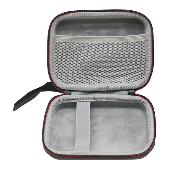 Portable Printer Carry Case for Mijia1S with EVA Hard Shell, Clamshell Opening, Interior Pocket, and Travel Wrist Strap
