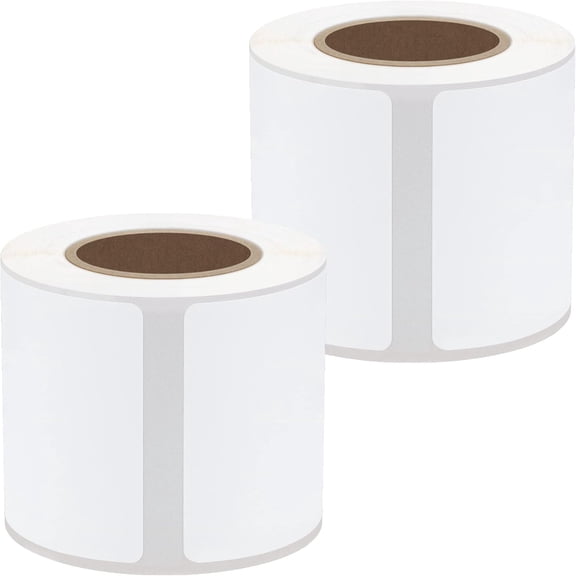 Portable Printer Label Paper Multi-Purpose Tear Resistant Direct Thermal Labels Self-Adhesive Stickers Compatible with P50 B21 Phomemo M200, M110, M120 Label Maker, (40x80mm, 2 Rolls)