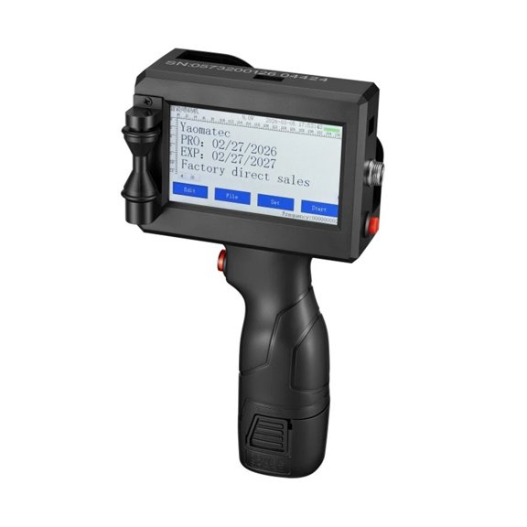 Portable Printer QR Bar Batch Code Date Logo Expiry Label Portable Handheld Jet Thermal Inkjet Printer