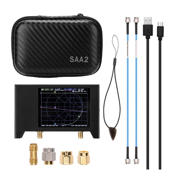 Portable Professional Antenna Analyzer 3G Vector Network Analyzer S-A-A-2 Antenna Analyzer Shortwave HF VHF UHF With Housing ,Easy to Operate