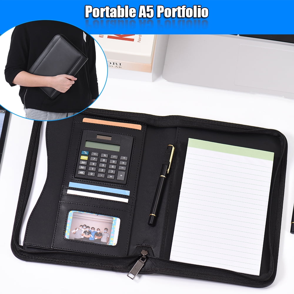 Portable Professional Business Portfolio Padfolio Folder Document