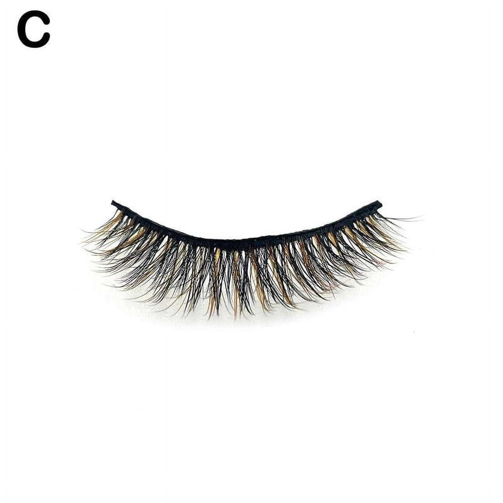 Portable Professional Self-adhesive 1 Pair False Eye T Reusable Eyelashes M0G0 N1H5