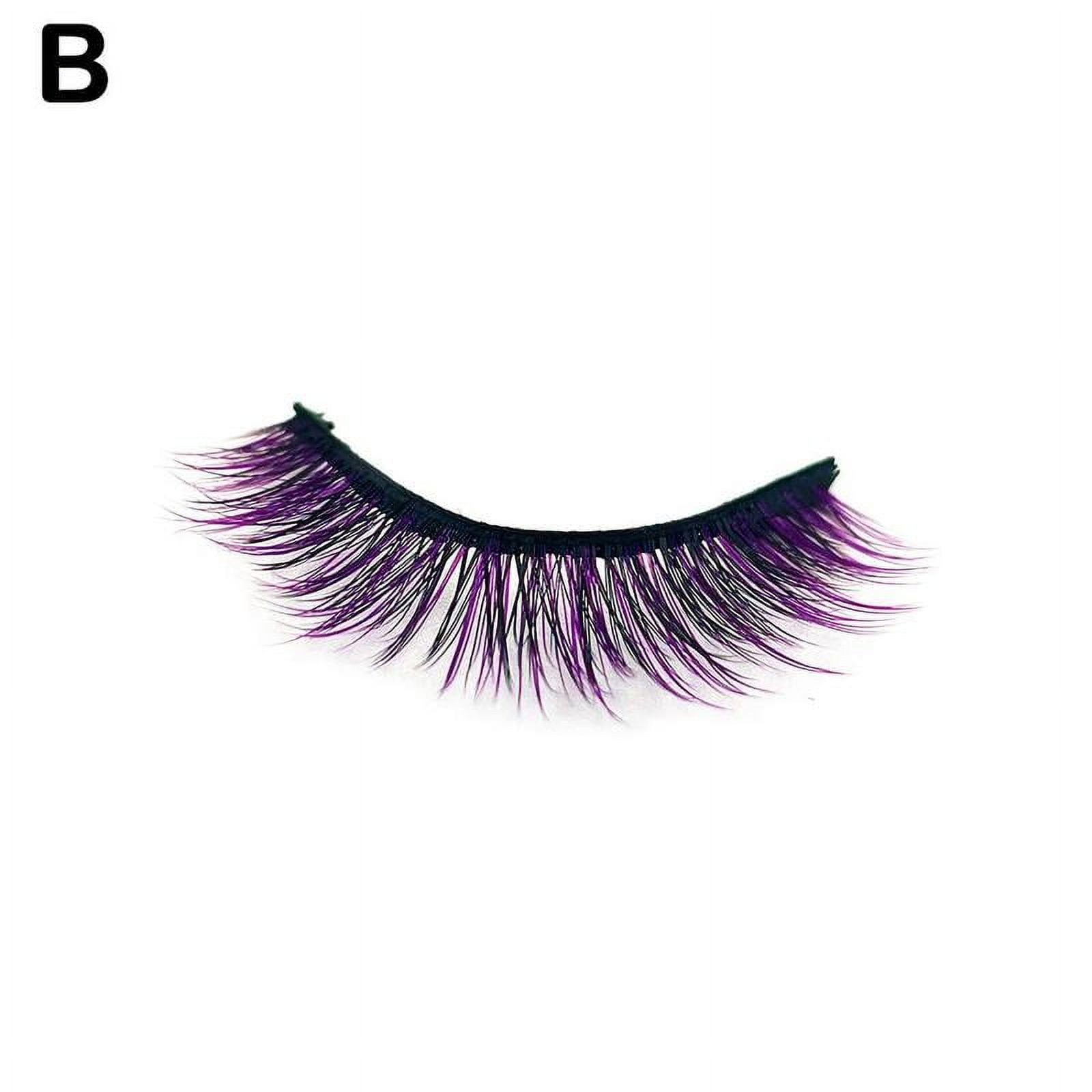 Portable Professional Self-adhesive 1 Pair False Eye T Reusable Eyelashes M0G0 S3F1