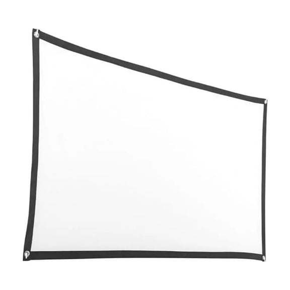 Portable Projection Screen 4K Ultra HD Movie Light Resistant 4:3 for Home Theater ,Wrinkle-Free
