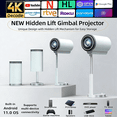 thumbnail image 1 of Portable Projector 4K 1080P Support, Mini Projector Smart for Movie Projection Compatible with Phone/TV Stick/Laptop, 1 of 10