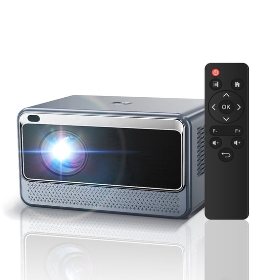 Portable Projector with 5G WiFi & BT 5.3,Mini Projector Native 1080P,Outdoor Movie Projector for Bedroom,Portable Home Theater,Easy Setup with Phone/Laptop/TV Stick