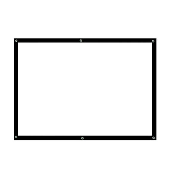 Portable Projector Screen Anti-Light Canvas for Home Outdoor Office Projector ,Wrinkle-Free