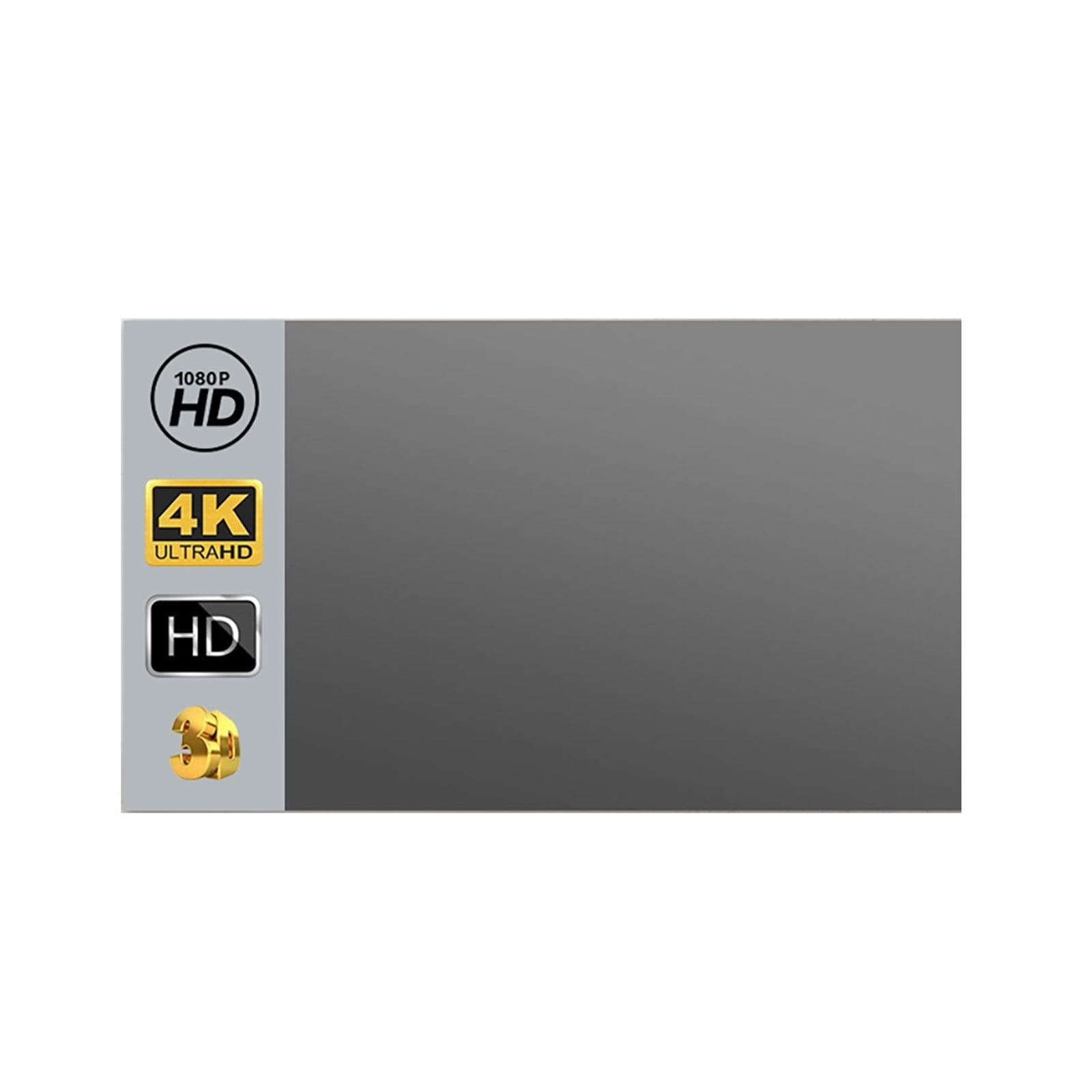 Portable Projector Screen High Brightness 16:9 Metal Anti Light Curtain ...