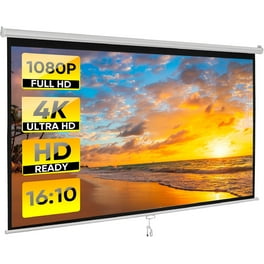 Excelimage 100 Inch Projector Screen with Stand, Indoor