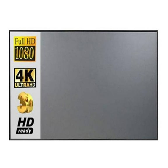 Portable Projector Screen Simple Curtain Anti-Light 60 70 80 100 120 Inches Projection Screens For Home Outdoor Office Projector ,Lightweight and Foldable