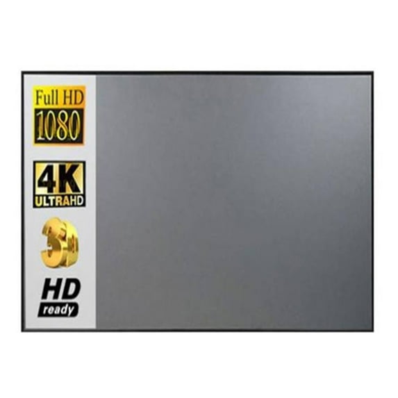 Portable Projector Screen Simple Curtain Anti-Light 60 70 80 100 120 Inches Projection Screens For Home Outdoor Office Projector ,Lightweight and Foldable