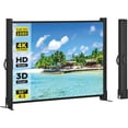 thumbnail image 1 of Portable Projector Screen with Stand, 50 Inch 4:3, Outdoor Projector Screen, Lightweight and Retractable, 1.2 High Gain Wrinkle-Free Video Project Screens, for Home Cinema, Meeting Presentat., 1 of 5