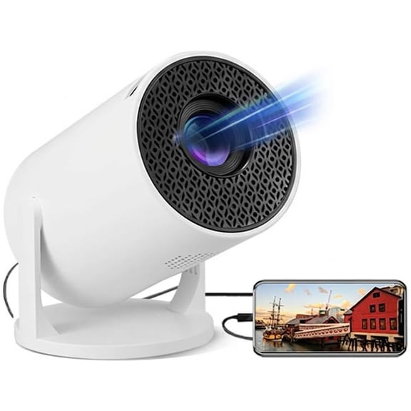Portable Projector for Android 12.0, 2.4G, 1080P Resolution, Home Theater Experience