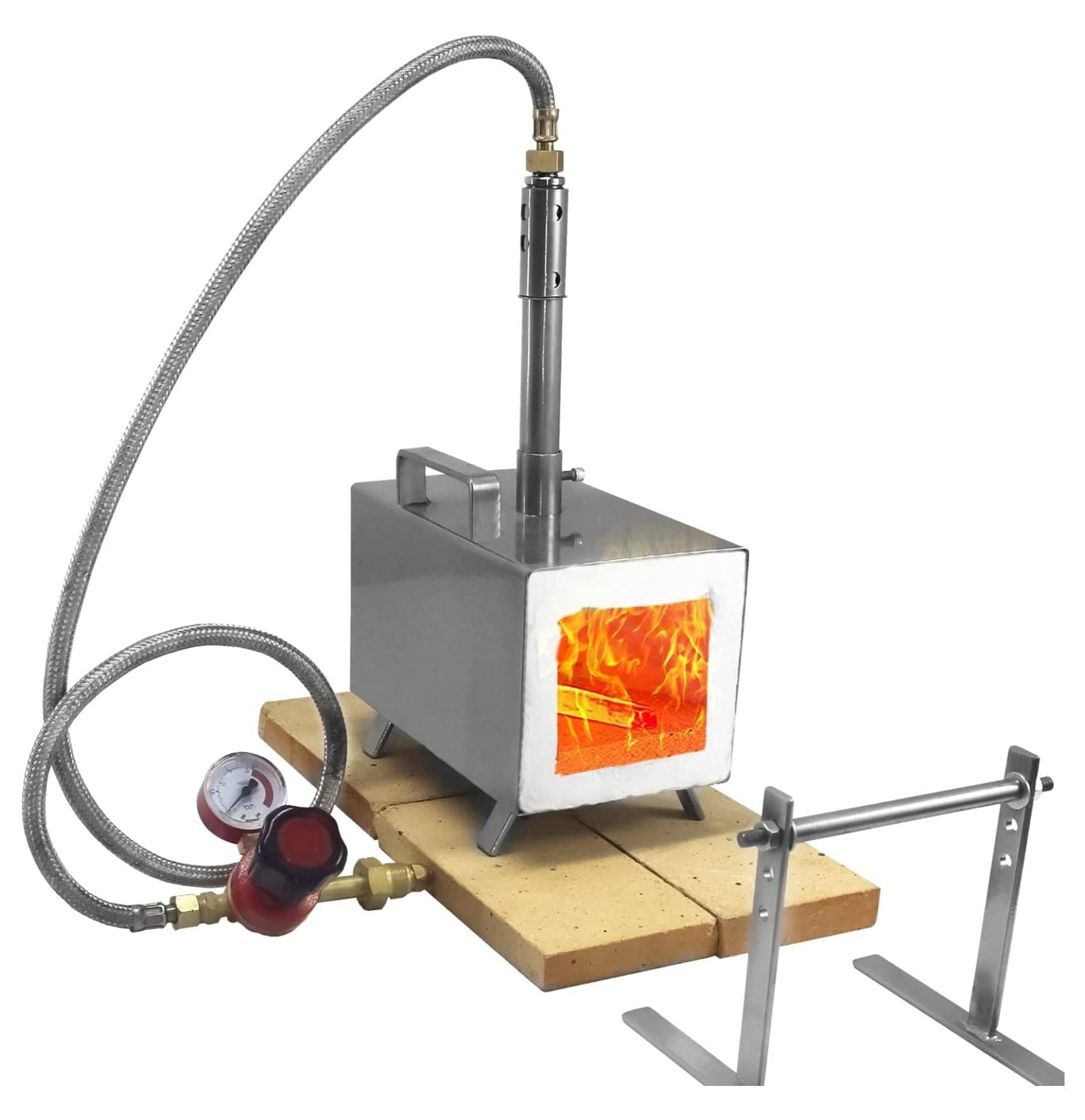 Portable Propane Starter kit Single Burner Knife Making Tool Gas