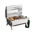thumbnail image 1 of Portable Propane Gas Grill Tabletop, Burner Stainless Steel Propane Grill with Folding Legs & Locking Lid for Camping, Tailgating, Outdoor BBQ 10,000 BTU, 1 of 7