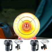 Portable Propane Tent Heater for Camping, Mini Camping Heater for Tents, Winter Fishing, Adjustable Heat Levels, Safe Tent Heater with Protective Mesh, Large Burner (Gas tank not included)