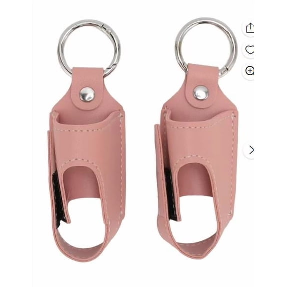 Portable Protective PU Leather Inhaler Holder Case For Travel
