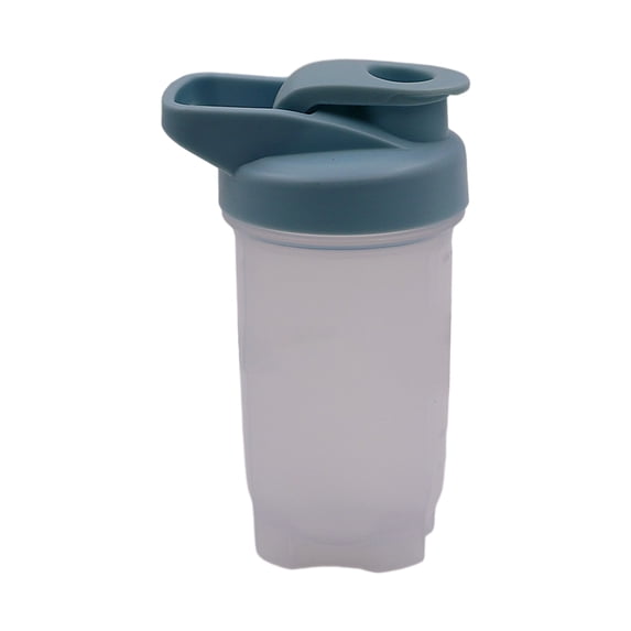 Portable Protein Shaker Cup with Built-in Mixer, Leak-Proof Flip Lid, One-Hand Grip, Fitness & Sports Use 300ml