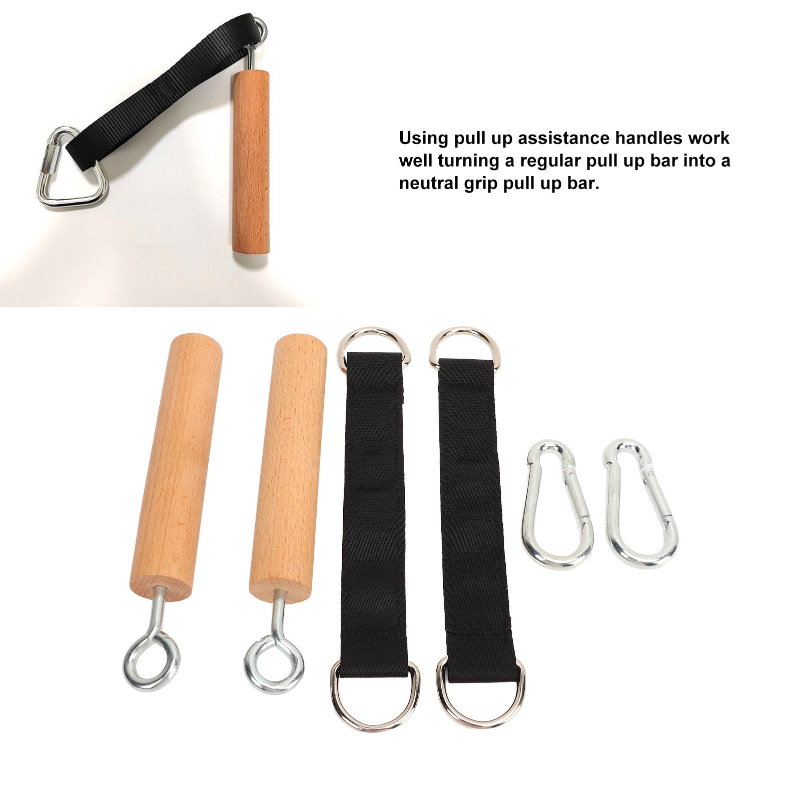 Portable Pull Up Assist Grips, Enhance Muscle Building  Home Workouts