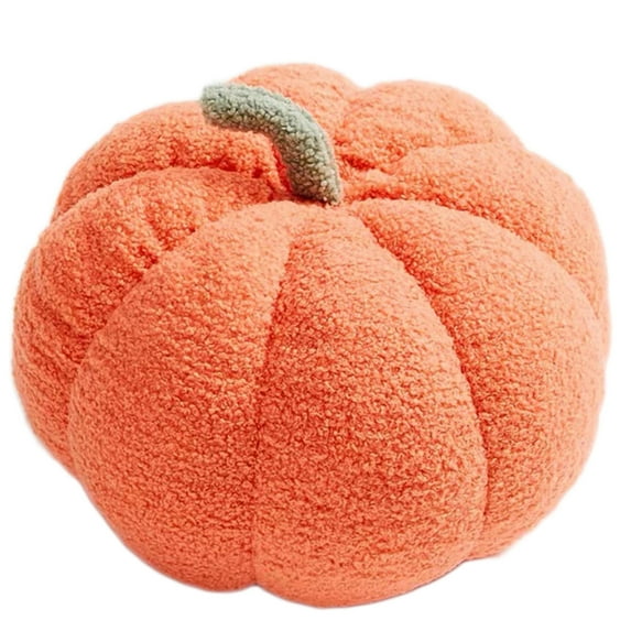 Portable Pumpkin Throw Pillow Cute Stuffed Plush Toy Sofa Cushion Halloween Decoration for Home Decor Kids Gift Present