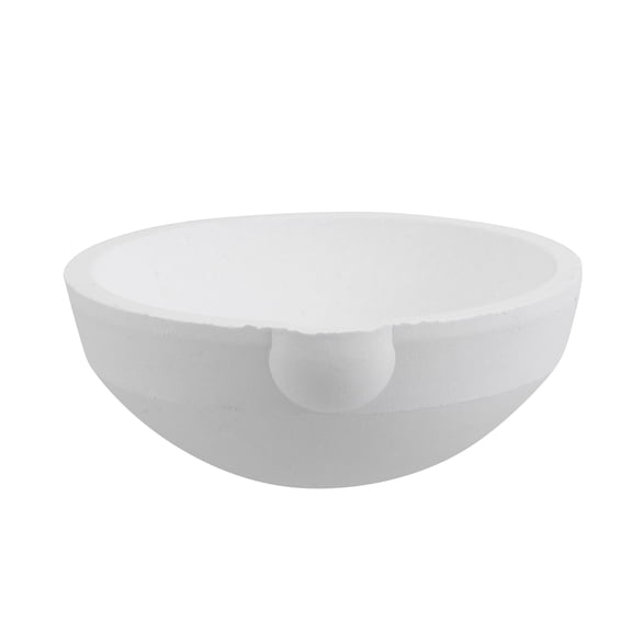 Portable Quartz Crucible Metal Casting Bowl High-Temperature Resistant Melting Bowl For Jewelry Making And Refining Metal Casting Smelting Crucible