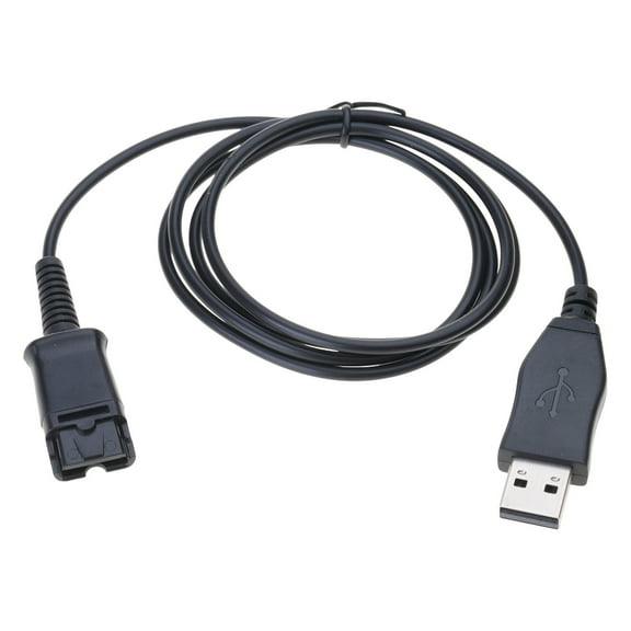 Call Center Quick Disconnect Cable to USB Adapter for Quick Disconnect for Laptop Softphone Accessories