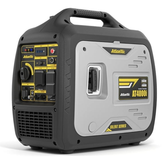 Portable 4kW Inverter Generator, Ideal for Camping RV Home, 4000W, 120V/30A, EPA Emission Standard Compliant