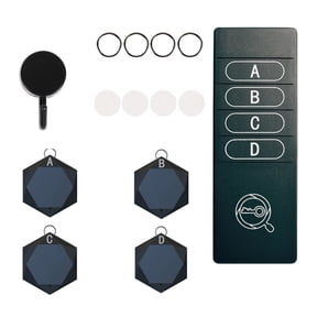Portable RF Key Locator with 75-85dB Beeper Indoor & Outdoor Use for Glasses, Phones, and Luggage