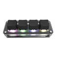 thumbnail image 1 of Portable RGB Macro Custom Gaming Keyboard 4 Key  Programmable Keyboard, 1 of 11