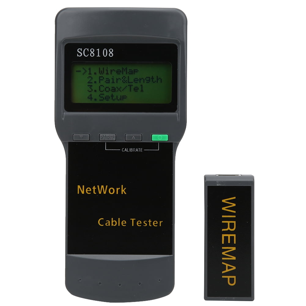 Portable RJ45 Network Cable Tester Meter LCD Display LAN Phone Cable ...