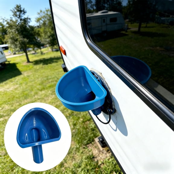 Portable RV Water Tank Filling Funnel for Motorhome Trailer and Camper Storage System Gravity Fill Spout 3D Printed Accessory, 4 Inch