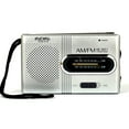 Portable Radio AM/FM Battery Powered with Remote Reception for Indoor
