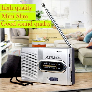 CLEAR AM/FM POCKET RADIO ANALOG AM/FM RADIO - Walmart.com