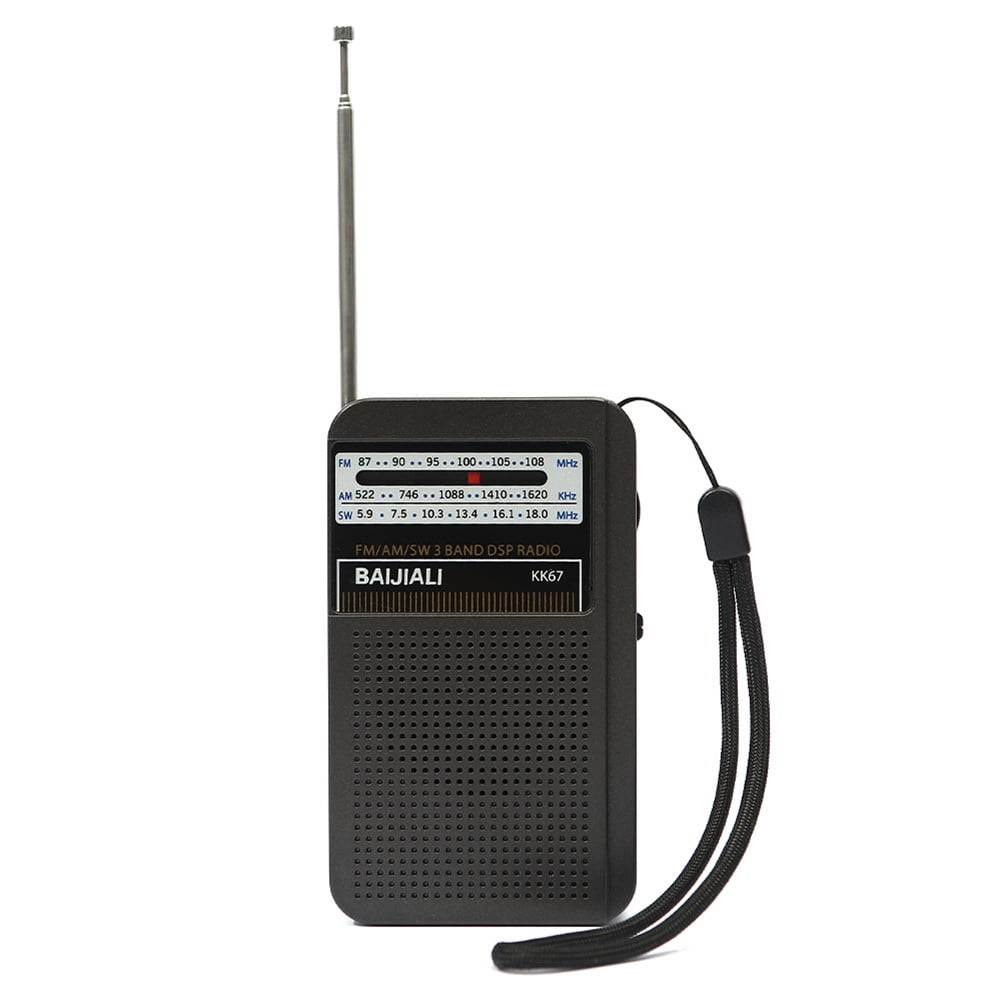 Portable Radio AM FM Shortwave Radios Battery Operated Radio Transistor ...