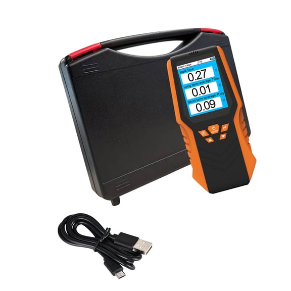 Portable Radon Detector Radon Tester with LCD Display Short & Long Monitoring Real Time Monitoring